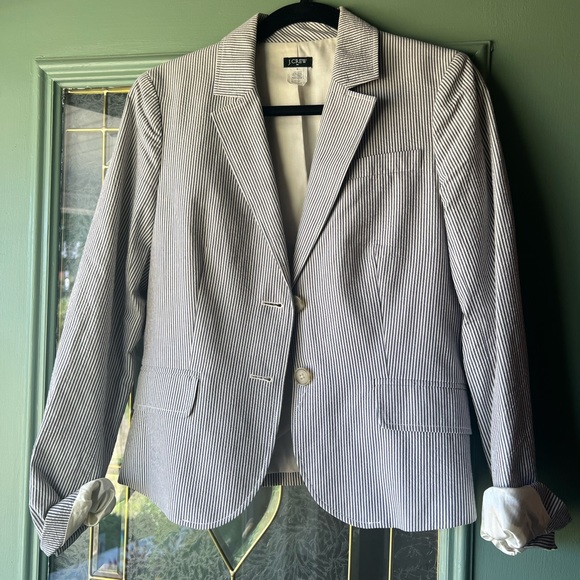 J. Crew pinstripe blazer - Picture 2 of 5
